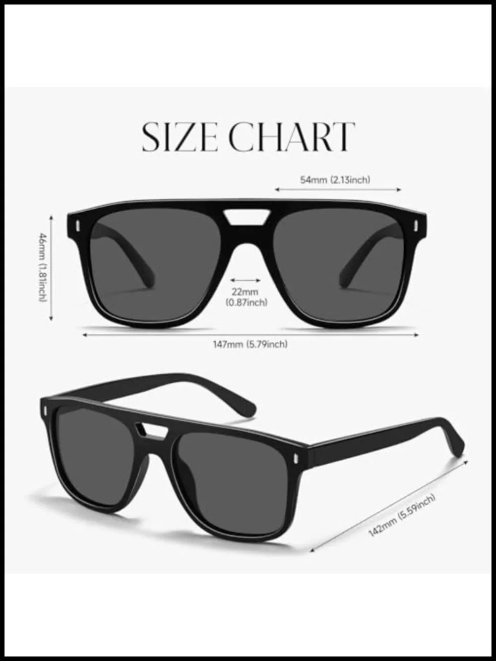 Classic Aviator Sunglasses Retro Polarized UV Protection for Outdoor Use